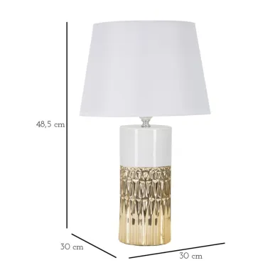 LAMPA STOŁOWA GLAM ELEGANT 30X48,5 cm MIN 2